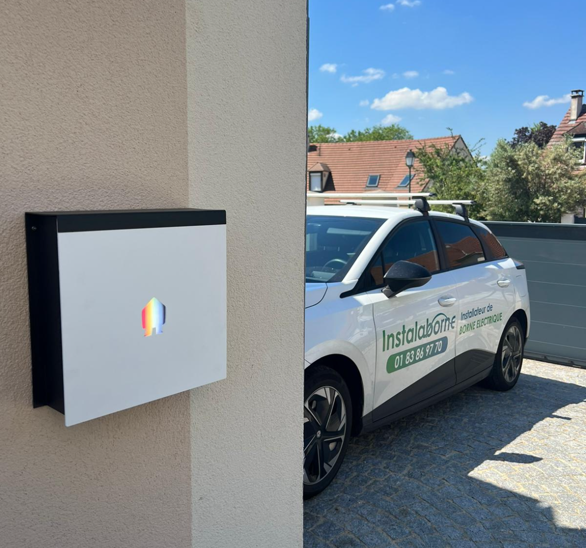 installation ev wall