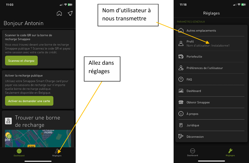 Guide d'utilisation de l'application Smappee