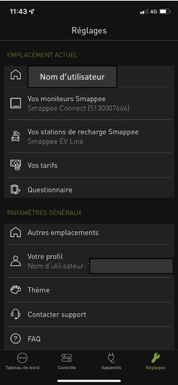 Guide d'utilisation de l'application Smappee