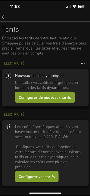 Guide d'utilisation de l'application Smappee